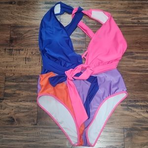 Colorful Women's One Piece Swimsuit